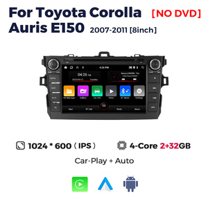 MEKEDE Android voiture multimédia stéréo GPS Navigation voiture-play unité principale pour 8 pouces <span class=keywords><strong>Toyota</strong></span> Corolla <span class=keywords><strong>Auris</strong></span> E150 2007-2011 - Product Image 2