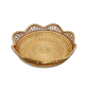ความหรูหราที่ใส่ใจสิ่งแวดล้อมขายดี: ถาดหวายที่ยั่งยืนพร้อมการส่งออกคุณภาพสูงจากเวียดนาม - Product Image 1