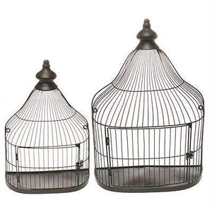 Cage à oiseaux en métal de luxe Cage à oiseaux suspendue en fer antique Cage à oiseaux élégante et durable pour jardin intérieur extérieur et balcon - Product Image 4