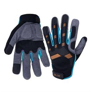 Gants de sport enduits à fort impact pour le travail à la main sur les champs pétroliers Gants mécaniques avec protection résistante aux coupures TPR - Product Image 2