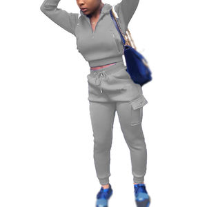 Trajes de chándal estampados para mujer de alta calidad Ropa deportiva de invierno con tela elástica para correr y actividades de atletismo - Product Image 5