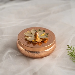 Tarro de vela de Metal dorado para decoración del hogar y eventos Centros de mesa de Navidad Arreglos hechos a mano Contenedor de tarro para hacer velas - Product Image 5