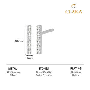 Compre Pendientes de Plata de Ley 925 de Primera Calidad para Mujeres y Niñas, Modernos, con Forma de Corazón y Flor, con Diamantes y Baño de Oro Rosa, para Compromiso - Product Image 6