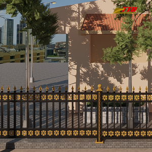 Solutions de clôtures en fer décoratives sur mesure, panneaux de clôture en acier de qualité offrant sécurité, esthétique et résistance aux intempéries - Product Image 1