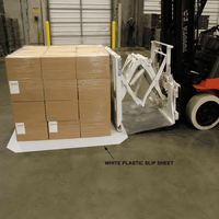 Feuille de glissement en plastique HDPE double face, résistante à l'eau, de 3,0 mm d'épaisseur, à entrée 4 voies, de forme et de taille personnalisées, pour le transport alimentaire