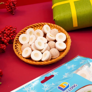 DAI LONG Light Brown with White Fruity Hard Coconut Tablet <b>Candy</b>-Vietnam Nam Dinh High Quality - Product Image 4