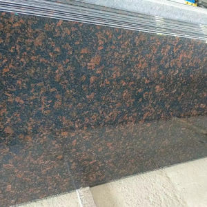 Losas y azulejos de granito de galaxia negra marrón tostado Piedra Natural pulida para baños modernos cocinas villas - Product Image 1