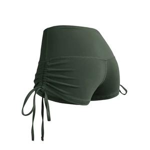 Ignite, pantalones cortos sólidos sin costuras para Yoga y gimnasio para mujer, Scrunch Bum para levantamiento de glúteos, entrenamiento, estiramiento, 100% poliéster, secado rápido - Product Image 4