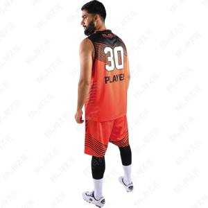 Blaze Fight Wear uniforme de basket-ball OEM personnalisé de haute qualité unisexe adulte été basket-ball ensemble de sport respirant - Product Image 5
