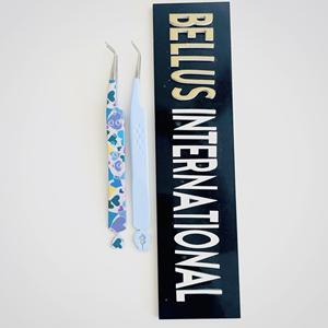 Vente en gros de pinces d'extension de cils en acier inoxydable de haute précision beaux outils de conception avec option de logo privé - Product Image 2