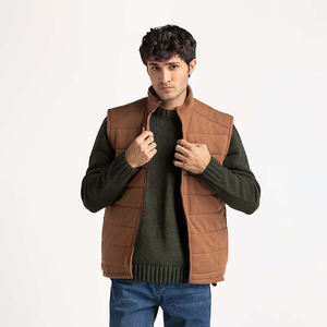 Oem barato fabricante 2025 Otoño Invierno mujer ropa abrigo Puffer chaqueta sin mangas personalizado Color y tamaño hombres mujeres Puffer chaleco - Product Image 3