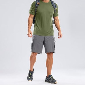 เสื้อยืดผ้าโพลีเอสเตอร์ระบายอากาศได้ดีสำหรับผู้ชายเสื้อยืดแห้งเร็วสำหรับใส่เล่นกีฬากำหนดได้เอง100% - Product Image 6