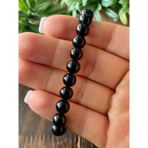 Adjustable Bohemian Beaded <b>Bracelet</b> Handmade Tourmaline Garnet Opal Onyx Amethyst Quartz Pearl Classic <b>Ball</b> Shape Number Pattern - Product Image 4