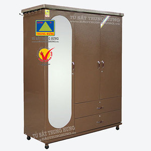 Trung Hung TH135 2HK Steel Cabinet Clothing Organizer for <b>Wardrobe</b> Space - Product Image 1