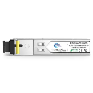 Top selling Compatible with Cisco uf sm 1g 1000BASE-BX BiDi SFP 1550nm-TX/1310nm-RX 10km SC Transceiver Module