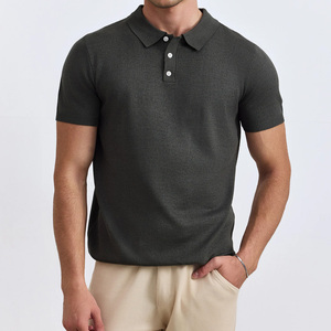 Camiseta Deportiva de Rugby Personalizada, Transpirable, Estilo Polo de Golf, Cuello Alto, Tejido de Punto, Estampado Digital, Manga Corta, Lavada, para Hombre - Product Image 1
