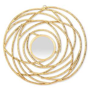 High Quality Modern Style Aluminium Frame Wall <b>Mirror</b> Golden Design for Home <b>Bathroom</b> Factory Price Christmas Wall Decorative - Product Image 1