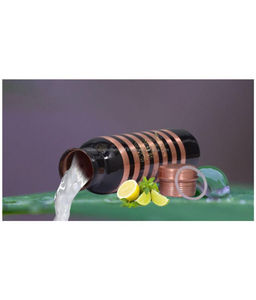Pure Copper Hammered Design Drinkware Direct Drinking Water Bottle Adults Kitchen Table <b>Summer</b> <b>Decor</b> Quality Supply Tours - Product Image 3