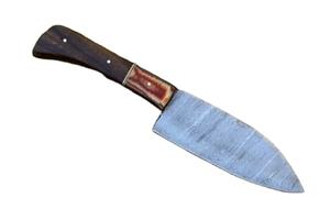 Couteau à Steak de Chef damas fait à la main de haute qualité manche en bois couteau de Chef de cuisine tranchant avec gaine en cuir - Product Image 2