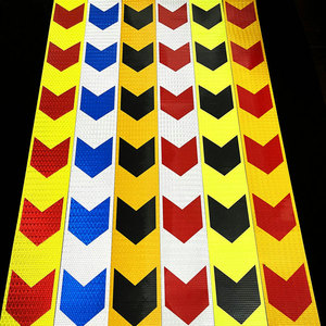 Pegatina reflectante <span class=keywords><strong>de</strong></span> camión con Flecha <span class=keywords><strong>de</strong></span> panal multicolor, tira <span class=keywords><strong>de</strong></span> cinta <span class=keywords><strong>de</strong></span> advertencia <span class=keywords><strong>de</strong></span> seguridad amarilla, roja y blanca para remolques <span class=keywords><strong>de</strong></span> automóviles - Product Image 2