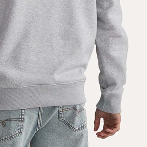 Men's Wholesale 100% Cotton <b>Oversized</b> Breathable <b>Vintage</b> Casual Heavyweight Fleece Print Pattern Drop Shoulder <b>Sweatshirt</b> Hoodie - Product Image 6