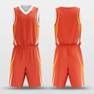 Vêtements de basket-ball personnalisés en sublimation, vente en gros, OEM, maillots de basket-ball respirants à séchage rapide, ensembles de maillots de basket-ball, uniformes d'équipe de basket-ball - Product Image 3