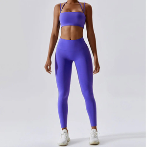 Conjunto de Yoga para Mujer de Alta Demanda, Precio al por Mayor, Última Moda, Transpirable, Ligero, Servicio OEM - Product Image 5