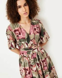 Vestido de novia con estampado Floral de algodón indio hecho a mano, ropa de fiesta larga con estilo, dulce verano Natural, tejido de moda para mujer personalizado - Product Image 3