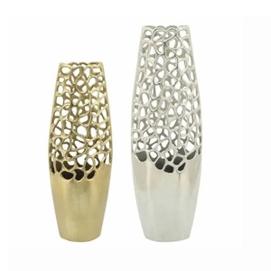 Flower <b>Vase</b> Metal And Latest Finishing Party Wedding Decor Home And Restaurant Flower <b>Vase</b> For Tableware Accessories IQBAL COLLE - Product Image 3