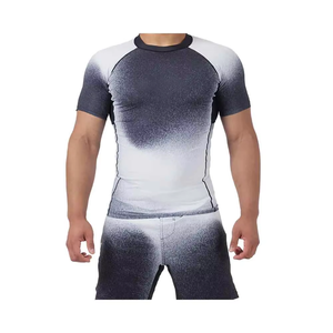 Rash Guard MMA Rashguard customized Fully Sublimation Rash Guards BJJ high quality custom <b>print</b> bjj rash guard - Product Image 1