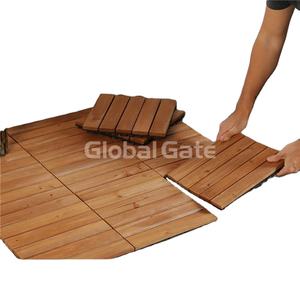 เวียดนามไม้เวียดนามไม้เวียดนาม18มม. ร่วมสมัยกันลื่นกันน้ำที่เชื่อมต่อกันกระเบื้องเคลือบทาน้ำมันกระเบื้องกลางแจ้งติดตั้งง่าย - Product Image 2