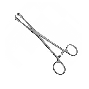 Lahey Tenaculum Forceps 3 dents en acier inoxydable Pince manuelle pour tissus Chirurgie générale de haute qualité Utilisation dans le monde entier - Product Image 1