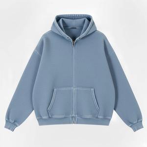 Sudadera con Capucha de Primera Calidad, 100% Algodón, Lavada con Ácido, Precio de Mayoreo, Fabricación Directa de Fábrica - Product Image 3