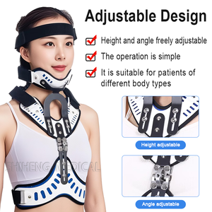 Equipo <span class=keywords><strong>de</strong></span> rehabilitación ajustable al por mayor, soporte <span class=keywords><strong>de</strong></span> órtesis Cervical para fijación <span class=keywords><strong>de</strong></span> fractura <span class=keywords><strong>de</strong></span> cabeza, cuello y <span class=keywords><strong>pecho</strong></span> - Product Image 6