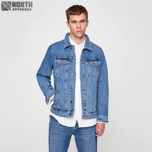 Vestes en jean pour hommes tendance, dernier design, haute qualité, logo frontal personnalisé, services OEM, vente en gros pour l'hiver - Product Image 6
