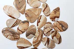 Imagen jaspe tamaño mixto cabujón corte de alta calidad piedra preciosa suelta al por mayor a granel genuino hecho a mano pulido para la fabricación de joyas - Product Image 4