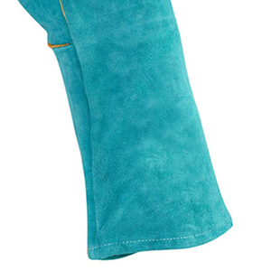Precio de fábrica, guantes de cuero duraderos de alta calidad hechos a medida, soldadura larga, desgaste a alta temperatura - Product Image 5