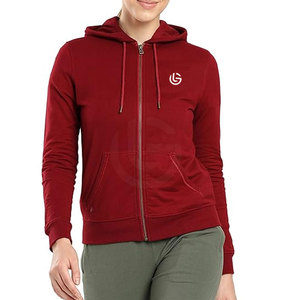 Ropa de moda Color sólido Sudaderas con capucha para mujer Ropa de invierno Sudaderas con capucha para mujer Hecho en Pakistán Sudaderas con capucha para mujer - Product Image 2