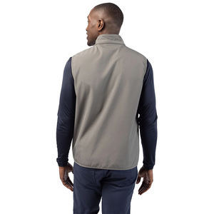 เสื้อกั๊กแบบนิ่มสำหรับผู้ชายระบายอากาศได้ดีมีกระเป๋ามีซิปสีเทาผ้านิ่มระบายอากาศได้ดีสำหรับฤดูหนาว - Product Image 6