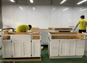 MDF ตู้ครัวประตู MDF ตู้ประตูเมลามีน Arylic เวียดนามผู้ผลิตราคาถูก