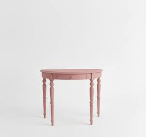 Mesa Redonda Media V2 Negra, Moderna, para Sala de Estar, Ecológica, de Madera de Caucho y Roble 13-1520 ROSA, Color Dinámico Moderno, Lujo Moderno - Product Image 1