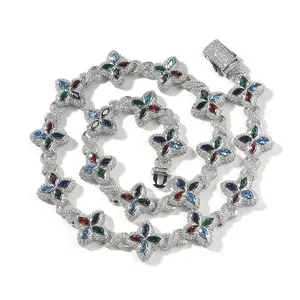 Exclusiva Pulsera de Cadena Cubana con Mariposas para Mujer, Estilo INS, Accesorios de Moda - Product Image 5