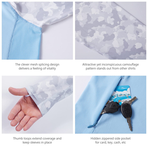 Sudadera de Pesca de Alta Calidad con Protección Solar UPF 50, Cómoda de Usar, Ropa de Senderismo, Transpirable, para Navegación - Product Image 6