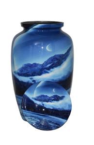 Urne funéraire classique en aluminium de style américain pour adultes Urne funéraire en métal pour cendres humaines Fournisseur en gros - Product Image 6