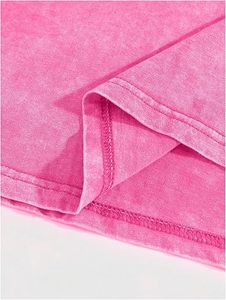 T-shirts surdimensionnés pour hommes, effet délavé, personnalisables, style streetwear, col rond, 100% coton, fabrication OEM, unisexe, fabriqué aux États-Unis - Product Image 4
