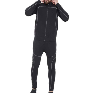 Conjunto Deportivo de Invierno para Hombre, Estilo Urbano, Sólido, Atlético, para Correr, Transpirable, Control de Humedad, 100% Algodón, para Gimnasio y Entrenamiento - Product Image 5