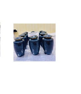 Fabricant et fournisseur d'urnes funéraires pour adultes en aluminium au fini marbre moderne et unique - Product Image 1