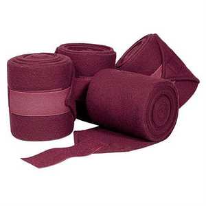 Bandages réglables de polo de cheval avec attache à crochet et boucle enveloppes de polo de cheval en polaire douce pour l'entraînement et l'équitation - Product Image 1