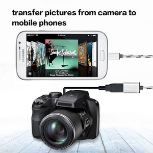 Nylon bện + hợp kim nhôm USB 3.0 Loại C OTG Cáp Sạc Nhanh Cáp USB 3.0 nữ để Loại C nam - Product Image 6