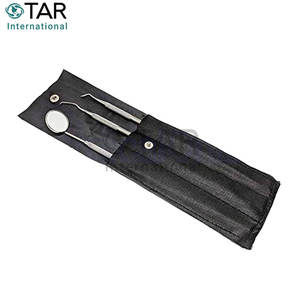 Professional Dental Scraper Tool <b>Set</b> 3 Piece Stainless Steel Tartar Remover Kit Dentist <b>Pick</b> Mouth Mirror Plaque Cleaner - Product Image 4